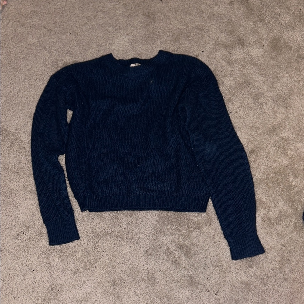 Ardene Dark Blue Women's Crew Neck Sweater